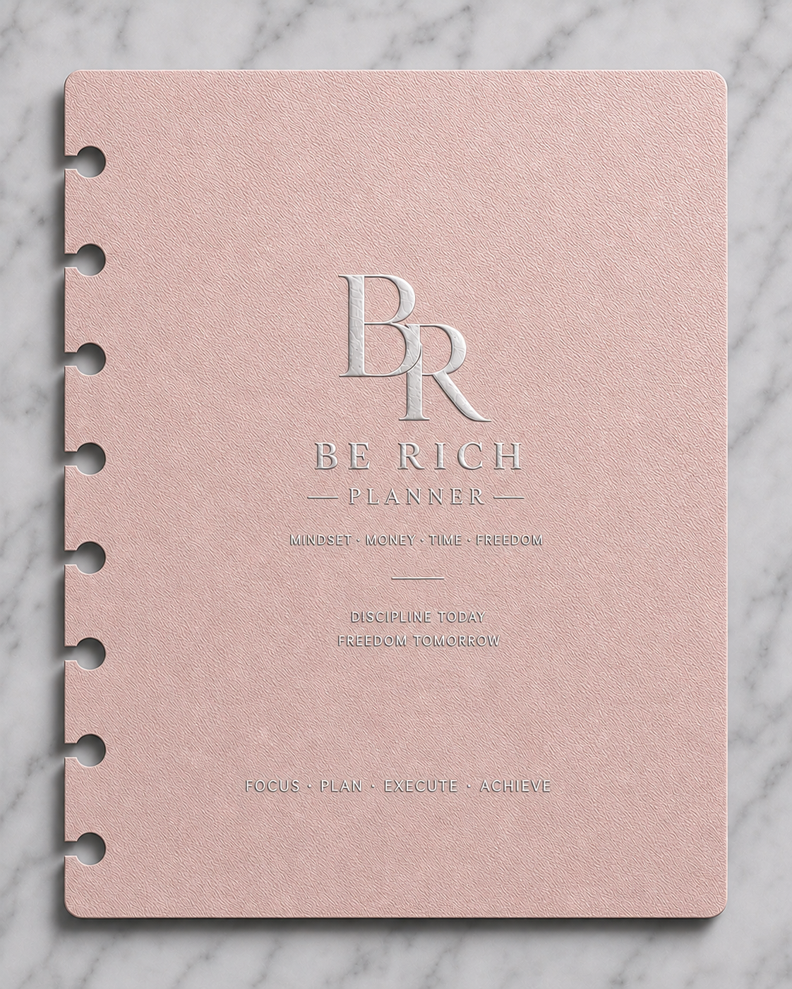 Page de Garde — BE RICH Planner