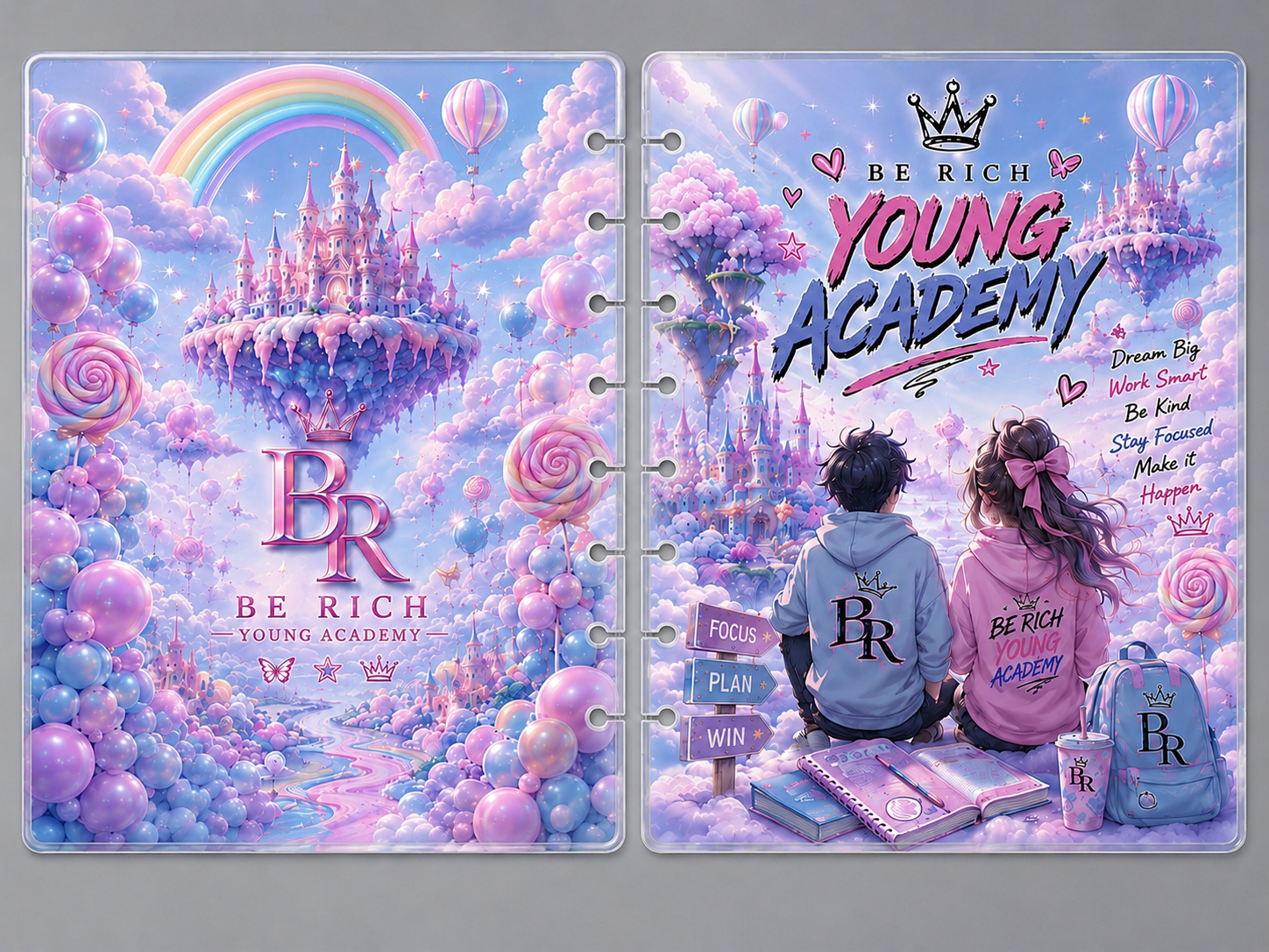 Couverture de Planner BE RICH — Young Academy QUEEN