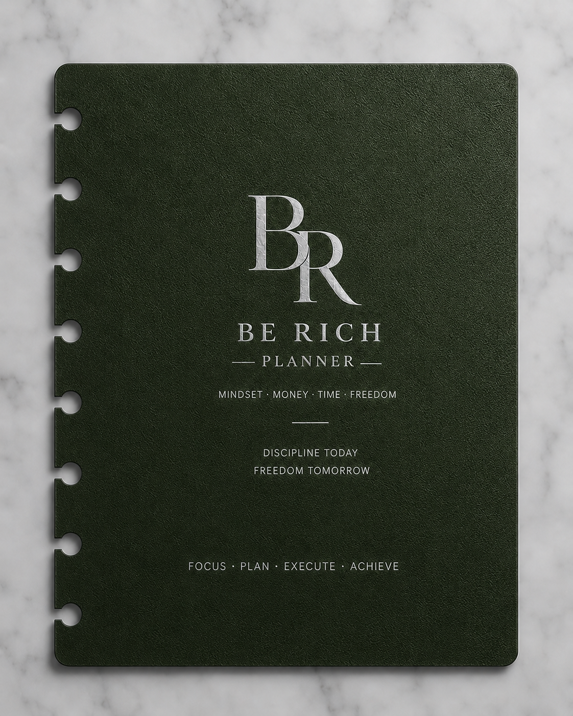 Page de Garde — BE RICH Planner