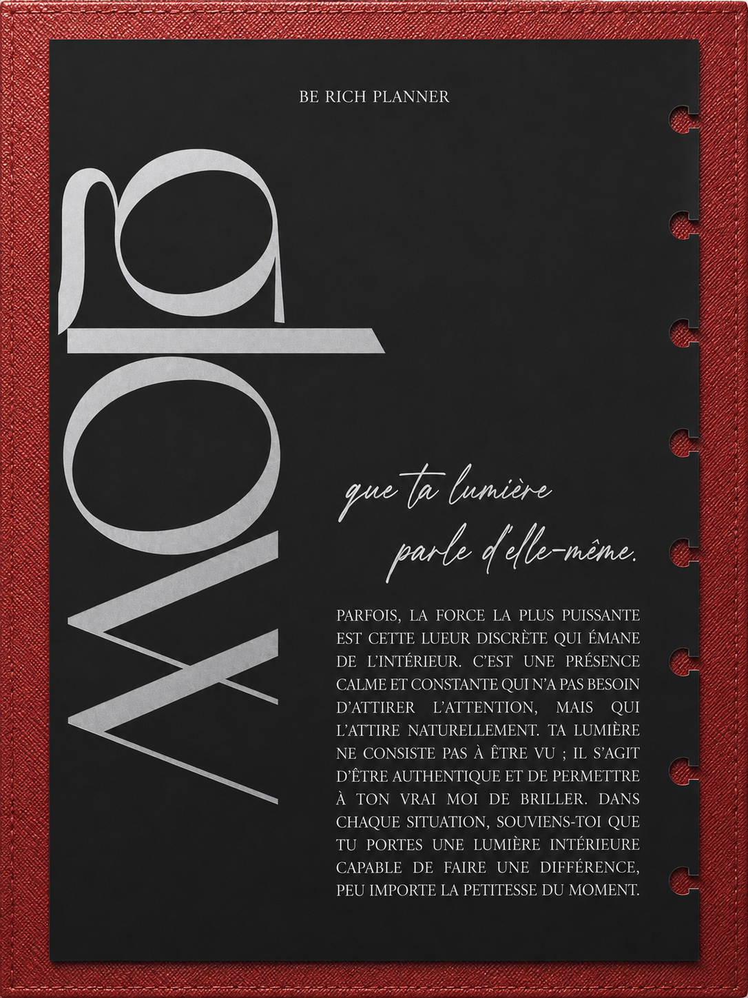 Séparateurs BE RICH PLANNER