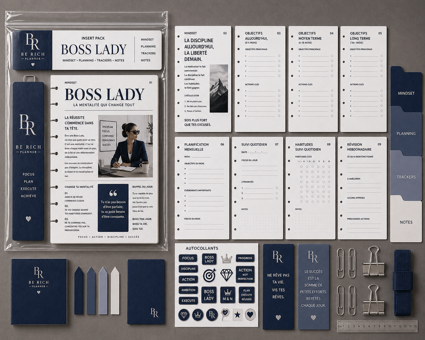 Pack BOSS LADY BE RICH — Insert Mindset & Objectifs Business