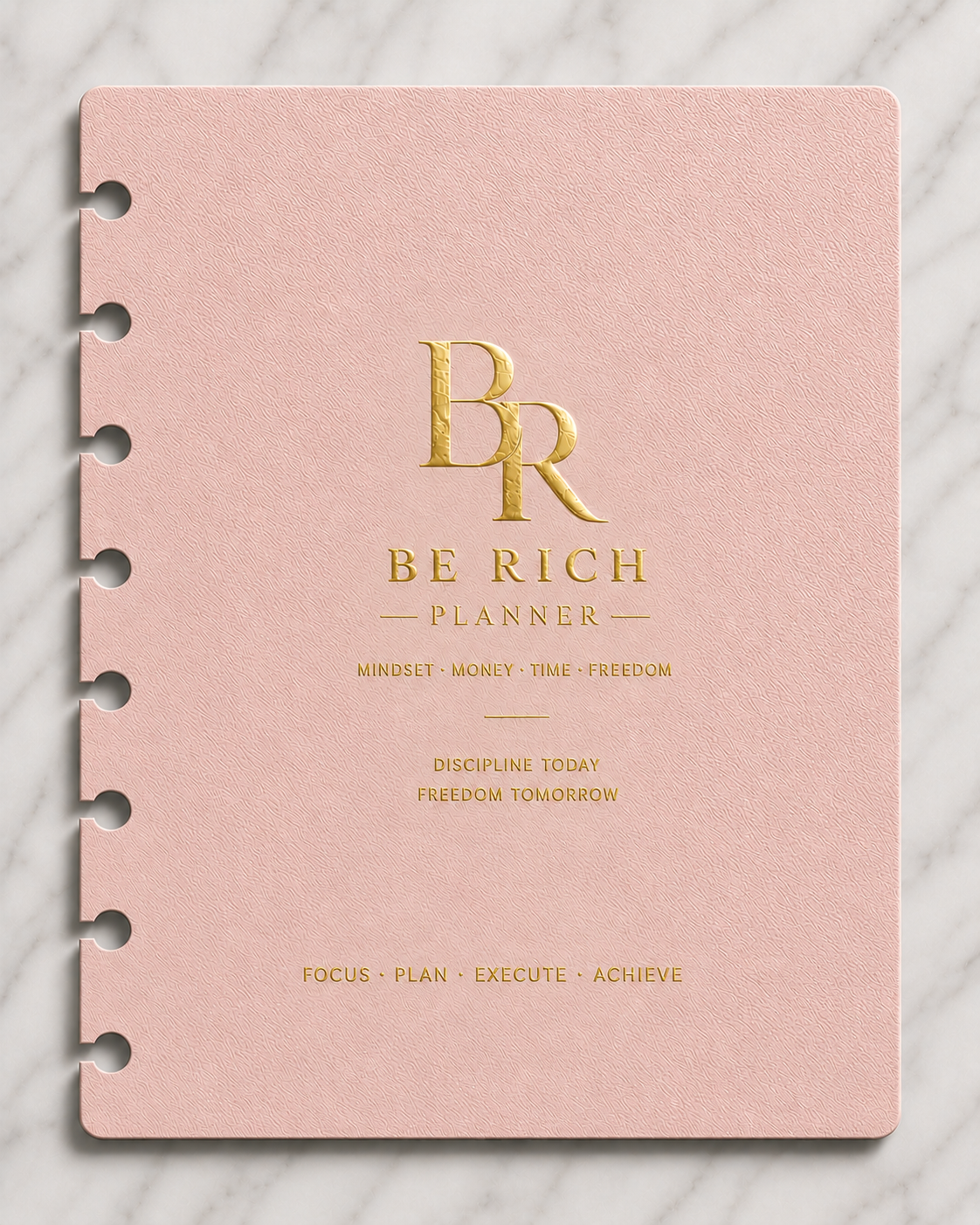 Page de Garde — BE RICH Planner