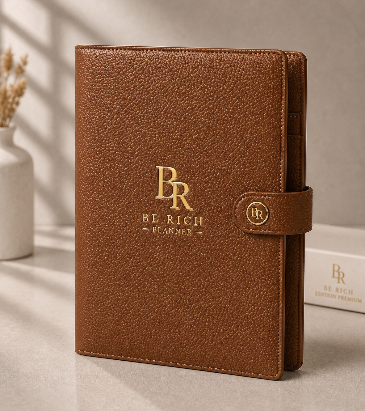 Couverture Porte Folio- Premium BE RICH