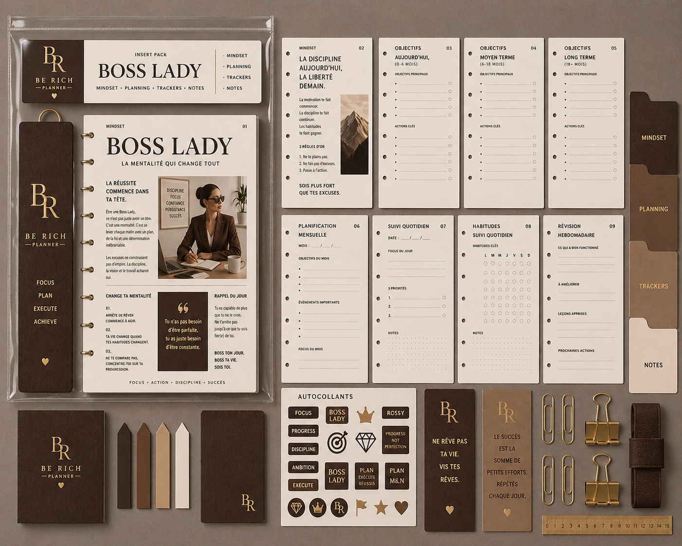 Pack BOSS LADY BE RICH — Insert Mindset & Objectifs Business