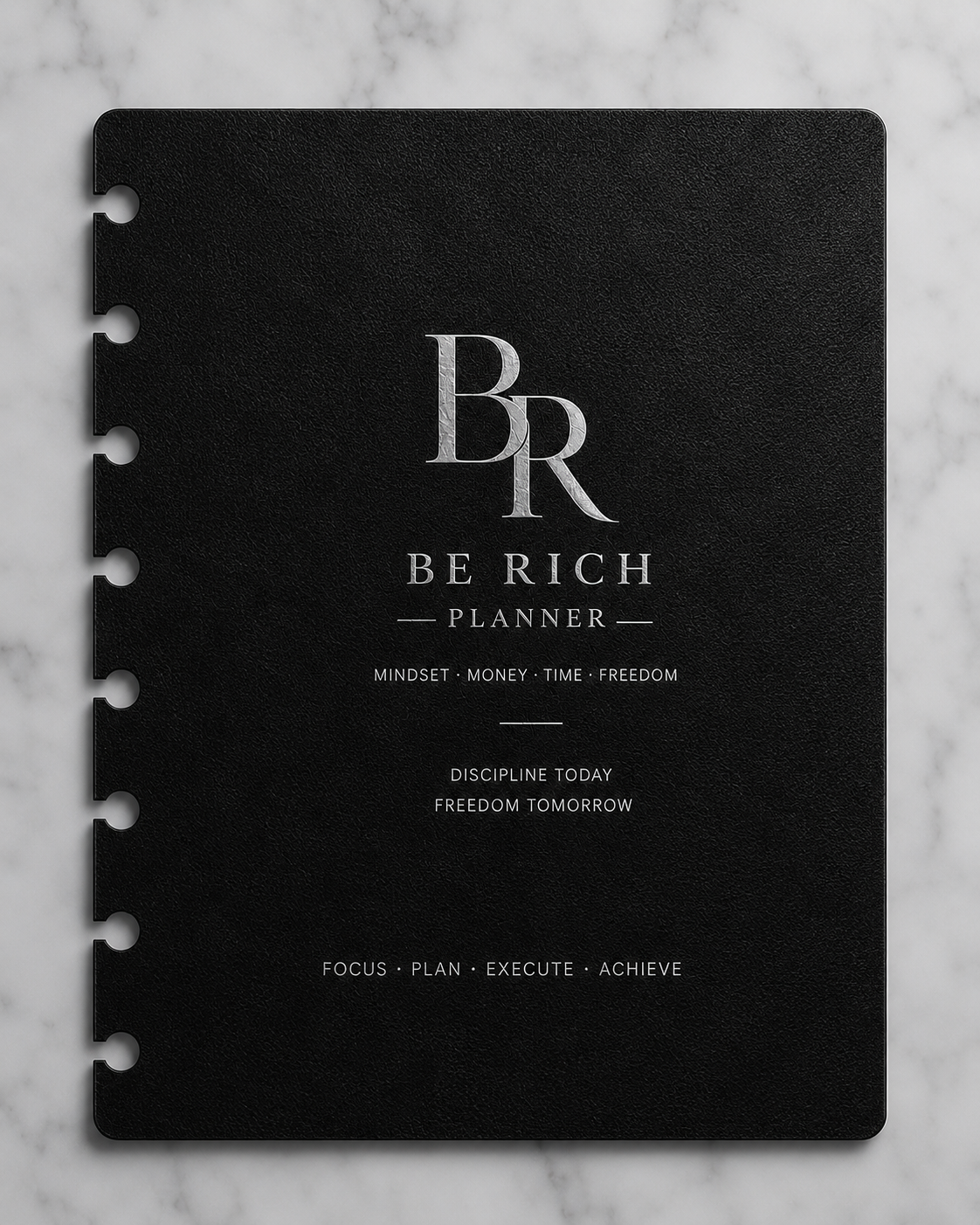 Page de Garde — BE RICH Planner