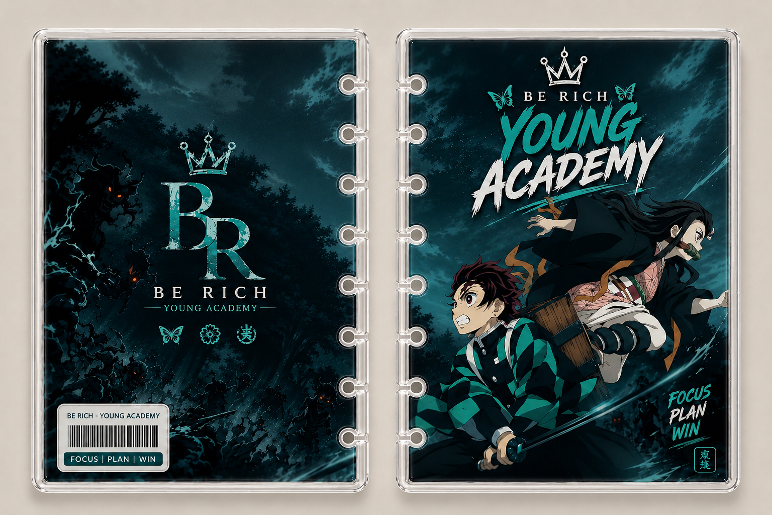 Couverture de Planner BE RICH — Young Academy BOSS