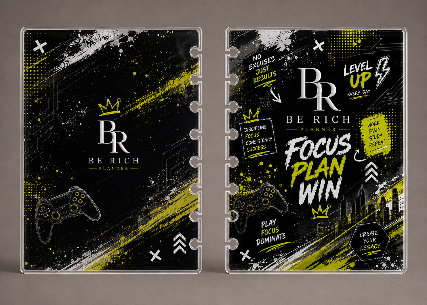 Couverture de Planner BE RICH — Young Academy BOSS