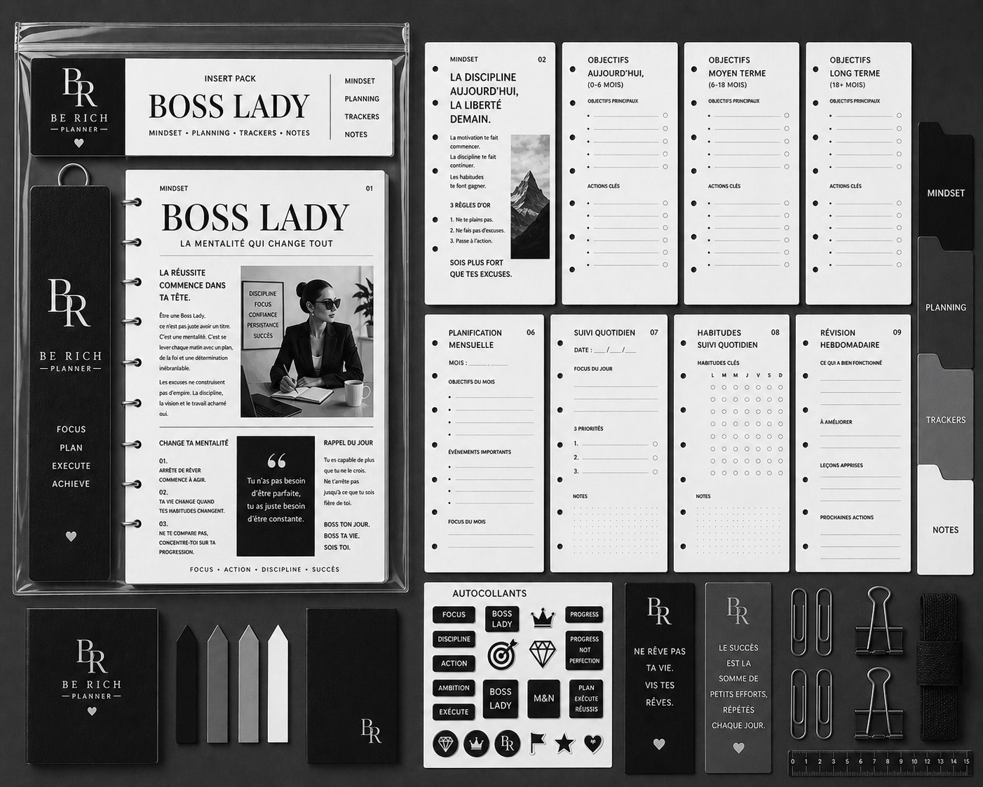 Pack BOSS LADY BE RICH — Insert Mindset & Objectifs Business