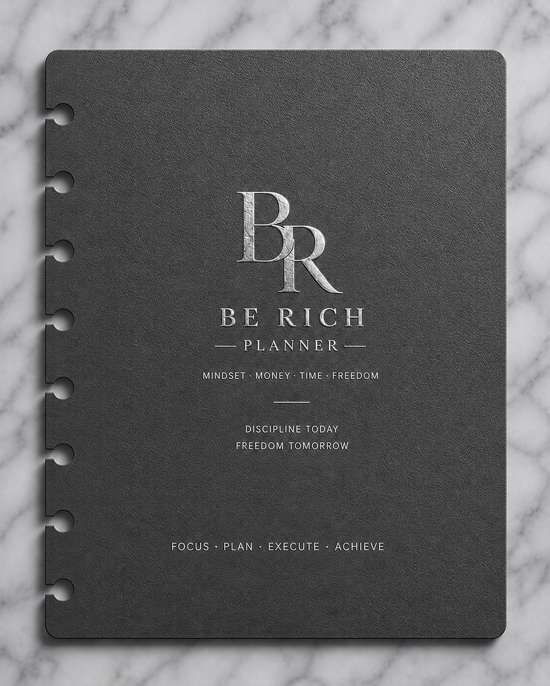 Page de Garde — BE RICH Planner