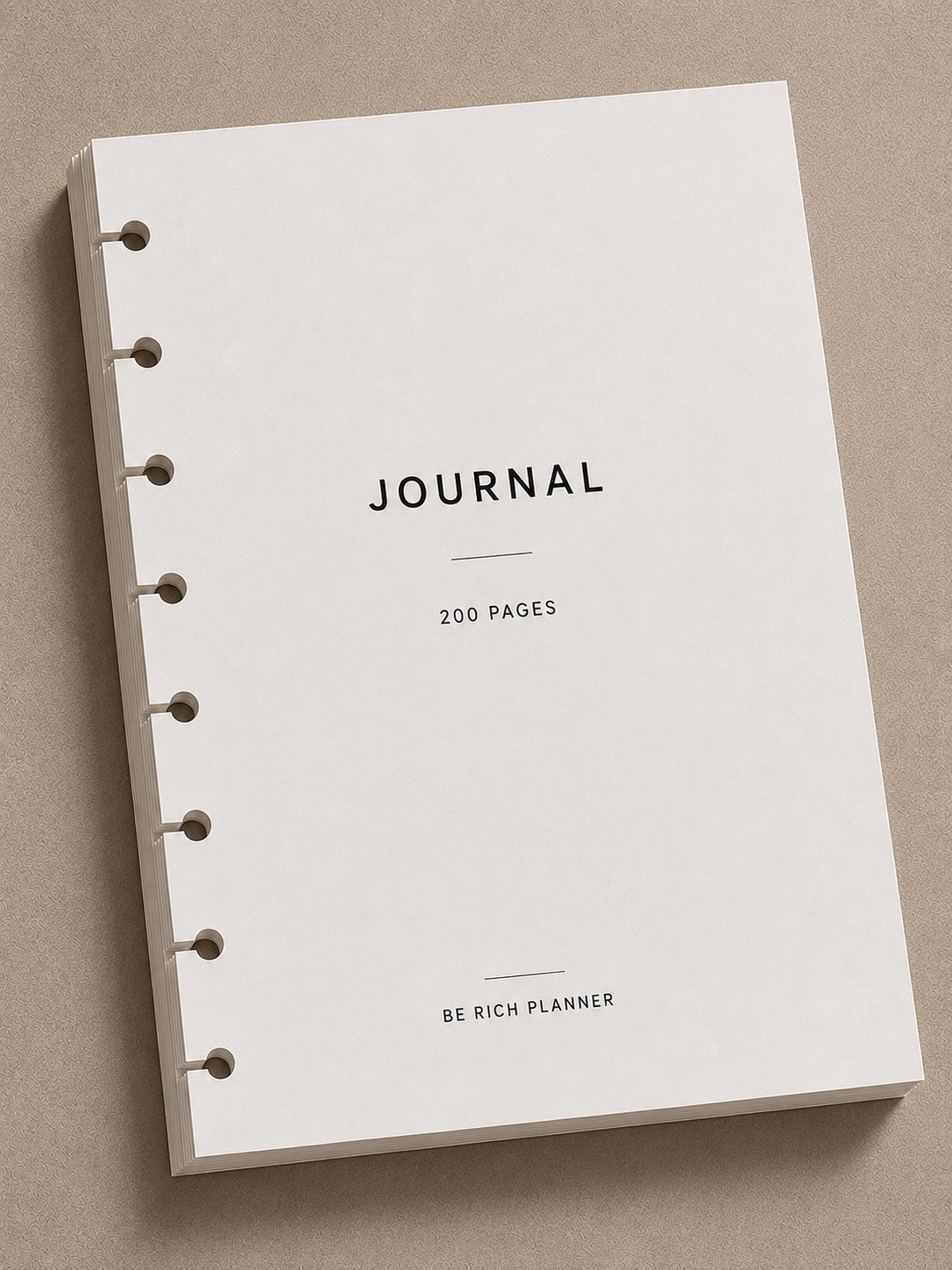 Journal BE RICH Planner